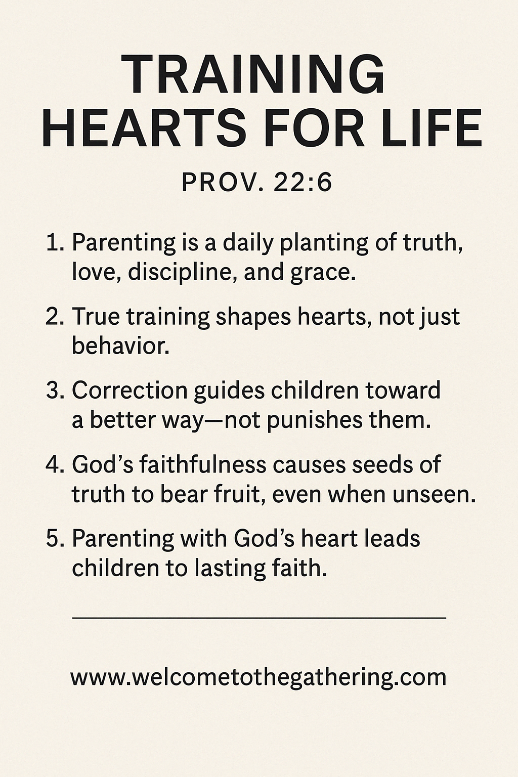 Parenting Hearts for Life